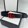 2023 Berömda varumärken Classic Men's Design läder Bälte Kvinnor Herrens avslappnade Real Luxury Letter Slät spänne Storlek 105-125 cm Designer Belt Box