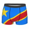 Unterhose, Flagge von Kongo, Kinshasa, Zaire, Herrenunterwäsche, Boxershorts, Höschen, Neuheit, Breathbale für Herren, S-XXL