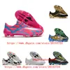 Herenvoetbalschoenen FG Cleats Voetbalschoenen outdoor scarpe calcio chuteiras Roze wit goud