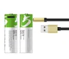 2PCS4PCS batterie ricaricabili originali USB AA No5 15V 2600 MWh batteria agli ioni di litio porta TypeC per mouse di controllo remoto elettrico T1146777