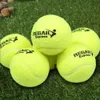 12 pièces balle d'entraînement de Tennis en caoutchouc épais balles de jeu pour chien de compagnie balles de Tennis d'entraînement à rebond élevé pour balle d'entraînement débutant 240304