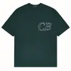 23SS mejor calidad 100% algodón Simple bordado con letras huecas CB camiseta negra Cole Buxton camiseta para hombres y mujeres con etiquetas