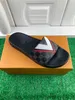 Designer Sandals Slippers Summer Men Women Shoes Shaped Multicolor Slides Molded footbed in black Tonal rubber sole featuring embossed logo at outer side 0625