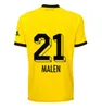 24 25 camisas de futebol de Sancho Reus Dortmunds 50 anos no Westfalenstadon Special 2024 2025 Borussia Soccer Haller Football Cirlad Neongelb Brandt Men Kit88