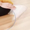 Tovaglia impermeabile antiolio tovaglia rotonda in PVC in grado di coprire vetro morbido casa cucina sala da pranzo tovaglietta 1 mm