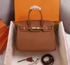 Designer Luxe 25CM 30CM 35CM Dames Totes Schoudertassen Met Gestempeld Slot Super Zacht Echt Leer Echte Koeienhuid Dame handtas Goud Zilver Hardware Sjaal Paard Tote