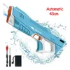 Gun Toys Full Electric Automatic Water Storage Gun Toys Portable Children Summer Beach Outdoor Fight Fantasy Toys for Boys Kids Game 43CML2403