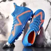 American Football Shoes Ultralight Professional Men Soccer Long Spikes Ankle Training Boots Cleats Unisex Sports Non-Slip