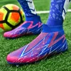 Chaussures de Football américain pour hommes, chaussettes de Sport en maille élastique, bottes originales, crampons de terrain professionnels