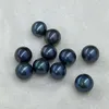 Broches MeibaPJ 7-8mm naturel paon bleu rond perle mode feuille Corsage broche pull bijoux pour les femmes