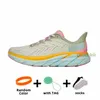 Hoka One Bondi 8 Correndo Hokas Sapatos com Caixa Mulheres Plataforma Treinadores Runnners Sapatilhas Clifton 9 Homens Mulheres Blakc White Harbor Mens US36-45