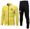 2023 2024 Borussia Dortmund Tracksuit Jacket Full Zip Soccer Set Reus Bellingham Training Suit Football Set Sursetement 2023/24 Long Zip Men Sportwear