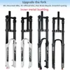 Mountain Bike Suspension Fork With Rebound Justera Funktion MTB Cykelgafflar Travel 180mm nedförsbacke Air Dh 26 275 29 240228