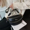 Высококачественная сумка со скидкой 95% на сумку 2024 года. Новая женская поясная цепочка Instagram с вышитой нитью. Модная и модная сумка через плечо в Корейском стиле на одно плечо.