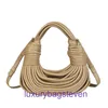 Bottgs' Vents's Jodie Designer Umhängetaschen Online-Shop Kreative handgewebte Lamian Noodles Tasche Damen Messenger 2023 Nudelschulter mit echtem Logo