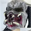 Masques de fête Film Alien Vs.Masque de prédateur Accessoires d'Halloween Horrible Monstre Taille moyenne pour Adts 220915 Drop Delivery Dhywk