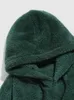 Herrtröjor zaful fluffig fleece hoodie för män två ton färgblock etnisk geometrisk huvtröjor tröjor streetwear pullover svett z5065341
