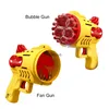 Giochi con la sabbia Divertimento in acqua Giocattoli da bagnetto per bambini Il produttore di bolle portatile produce un gran numero di giocattoli per bambini Pistola automatica estiva per sabbiatura a 29 buche H240308