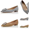 Słynne kobiety baletowe płaskie sandały glitter srebrny złoty brokat tkanina klejnot klamra płaska buty Włochy popularne palce palce baleriny