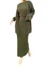 İş elbiseleri wmstar kadınlar iki parça set sonbahar sarkık uzun kazak hırkalı katı örgü tank üst etekler moda gündelik mizaç takımları