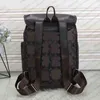 Grace Mens Travel Designer Backpacks Trend Coa 트랙 캐주얼 소프트 가죽 고품질 더블 어깨 팩 배낭 컴퓨터 가방 남성용 복합 가방