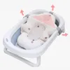 Urodzony wanna z wanną dla wanna dla niemowląt wanna Baby Shower wanna wanna Niezłąb Bezpieczeństwo pielęgniarki Wsparcie Soft Comfort Body Poduszka poduszka 240228