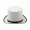 Berets White Top Hat Magicien Bowler Halloween Stage Performances Y1UA