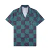 Designer-Hemd für Herren, Button-Up-Hemden, bedrucktes Bowling-Hemd, Hawaii-Blumen-Freizeithemden, Herren, schmale Passform, kurzärmeliges Kleid, hawaiianisches T-Shirt 789