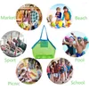 Abendtaschen Kinderspielzeug Aufbewahrungstasche Schwimmen Große zusammenklappbare Strandtasche für Handtücher Frauen Obst Gemüse Net Kleinigkeiten Organizer