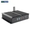 fanless industrial mini pc with I3/I5 I7 processor can run 24/7,have 6COM,8USB and 2 Lan