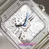 Quadrante pieno di diamanti AF1: 1 replica di alta qualità Carter Sandoz serie orologio scavato dimensioni: 39,8 mm con scatola da imballaggio cinturino in acciaio di precisione 0XZM