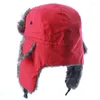 Berets Weather Protection Hat Warm Waterproof Buckle Ski For Men Women Plush Lining Thickened Lei Feng Style Ideal Outdoor