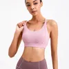 Roupa Allu Womens Summer Summer Ring embutido Pad Bra Sports For Women Gym Sleeseless Fiess Fashion Tank Yoga Top Top Bras