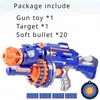 Gun Toys Childrens Automatic Soft Bullets Plastic Toy Gun Kits For Nerf Darts Toy Pistol Long Range Dart Blaster Kids Toys Birthday GiftL2403