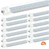 LED-rör 8ft LED-rör R17D HO Roterande enkelstift G13 Tube Lights FA8 SMD2835 AC 85-265V Fluorescerande T8 Shop Light Garage Fixtures V DH1R6