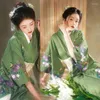 Abbigliamento etnico Kimono Donna Tradizionale giapponese Yukata Haori Kimono Cosplay Camicetta Abito Donna Estate Moda Pografia Vestiti Festa