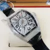 Orologio svizzero Franck Muller Orologi automatici Frank Yacht Man Tian Xing V45 Meccanico da uomo con diamanti incastonati sul retro