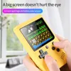 Retro Portable Mini Handheld Video Game Console 8 Bit 3,0 tum Color LCD Kids Color Game Player Byggt i 500 spel