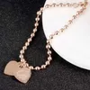 Aço de titânio t casa pêssego coração pulseira em forma de coração bola de aço inoxidável jóias de mão feminina moda jóias requintadas
