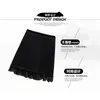 Koronkowa mini spódnica PU dla kobiet elegancka skóra krótka linia Linia Koreańska odzież 240307
