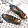 Casual Shoes Luxury Men Dress Leather Formal Shoe Pointed Toe Flats Office Wedding Party Plus Size 47 Chaussure Homme IV
