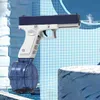 Перезаряжаемый электрический водяной пистолет для игры в воду с песком-высококачественная детская игрушка для летних игр и развлечений, подарок на Хэллоуин и Рождество