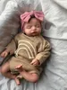 46CM Already Finished Painted Reborn Doll Rosalie born Sleeping Doll Soft Hand-Drawing Hair 3D Skin Tone Visible Veins 240226