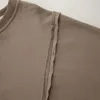Sweat-shirt surdimensionné 100% coton, manches longues, Patchwork, côté ouvert, Streetwear, pulls Haruku, vêtements d'automne pour femmes
