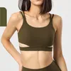 LL Yoga Reggiseni sportivi Canotta aderente per donna Allenamento Fitness Top Donna Push Up Senza cuciture Canotta sportiva Intimo Corsa Palestra ll2356