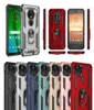 ショックプルーフアーマーキックスタンド電話ケースフィンガー磁気リングホルダーiPhone 14 Pro Max Google Pixel 7 Pro LG Sty7527407用アンチフォールカバー