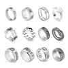 2024 De senaste Stylemens Womens Designer Rings Double-G Form Silver Couples Ring Högkvalitativ version Spot Wholesale Luxury Jewelry