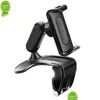 Bilhållare Telefonhållare för Dash Board Portable Mount Stand GPS Clip Smartphone Bracket Drop Delivery Automobiles Motorcyklar Auto Ele DH4FZ