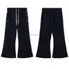 Men's Hellstar Nylon Pant black Designer Pant WOEMN Men Jogger Fashion Tracksuit 240308