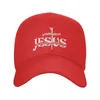 Ball Caps Jezus Way Life Life Baseball Cap Religia Krzyż wiara chrześcijańska Regulowana tata kapelusz ochrona słońca Snapback